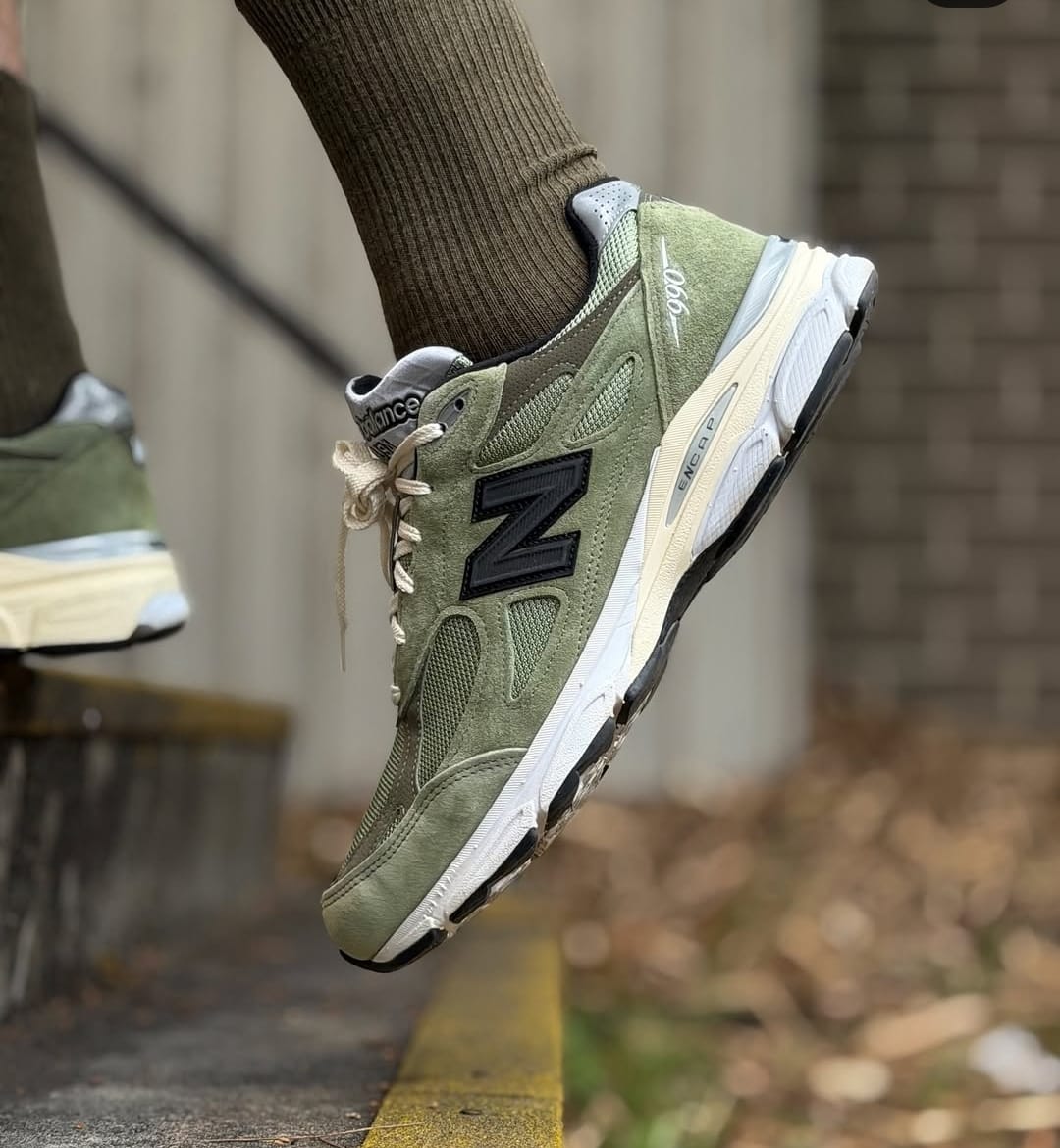 NEW BALANCE 990 VERDE OLIVA